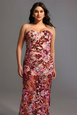 Load image into Gallery viewer, Lilya Off-the-Shoulder Embroidery Sequin Maxi Dress