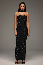 Load image into Gallery viewer, Nesya Sleeveless Pearl Bandage Maxi Dress