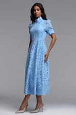 Load image into Gallery viewer, Kitsu Short Sleeve Midi Dress