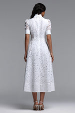 Load image into Gallery viewer, Kitsu Short Sleeve Midi Dress