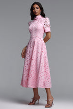 Load image into Gallery viewer, Kitsu Short Sleeve Midi Dress