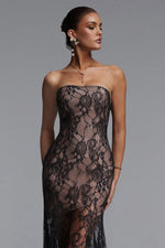 Load image into Gallery viewer, Scarlett Sexy Contour Strapless Lace Bandage Maxi Dress