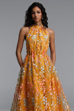 Load image into Gallery viewer, Vleah Resort Flowy Sleeveless Floral Woven Maxi Dress