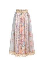 Load image into Gallery viewer, Ruby Long Sleeve Floral Printed Lace Top And Skirt Two-Piece Set