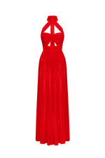 Load image into Gallery viewer, Tesare Halter Sleeveless Hollow Out Maxi Dress