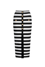 Load image into Gallery viewer, Martha Off-the-Shoulder Hollow Out Slit Bandage Midi Two-Piece Set