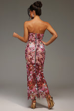 Load image into Gallery viewer, Lilya Off-the-Shoulder Embroidery Sequin Maxi Dress