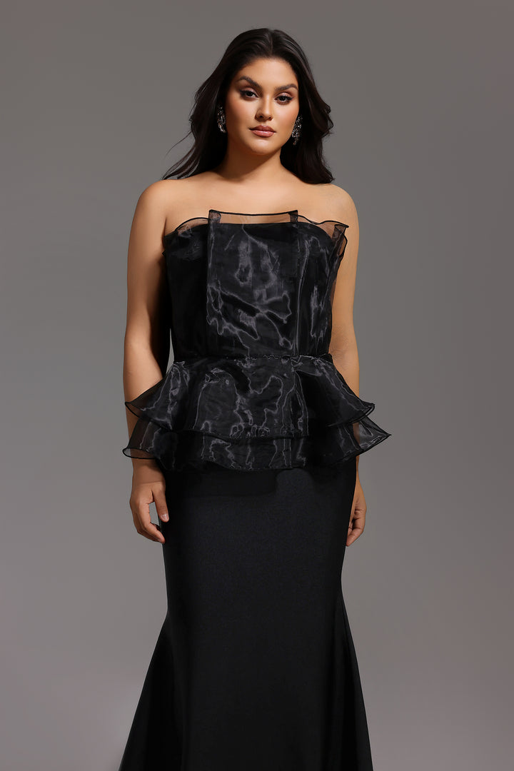 Oria Sleeveless Fishtail Bandage Maxi Dress