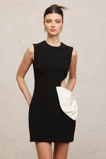 Load image into Gallery viewer, Cutout Crepe Mini Dress
