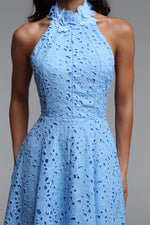 Load image into Gallery viewer, Nuvola Halter Midi Dress	