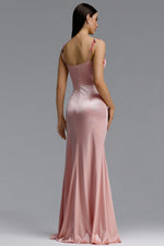 Load image into Gallery viewer, Wynn Romantic Contour Pleated Floral Satin Maxi Dress	