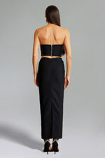 Load image into Gallery viewer, Eleganza Flrs With Diamonds Bandage Two-Piece Set